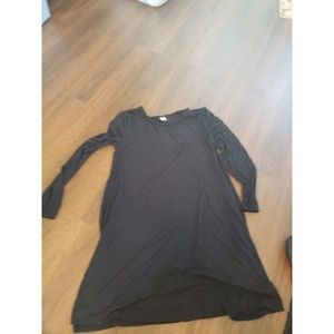 Long Sleeve Black Dress